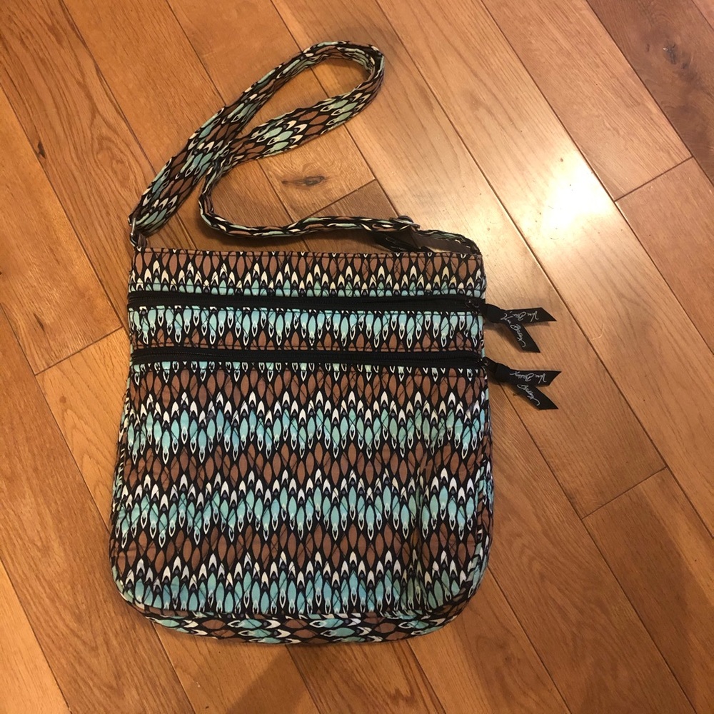 Teal and brown Vera Bradley Purse